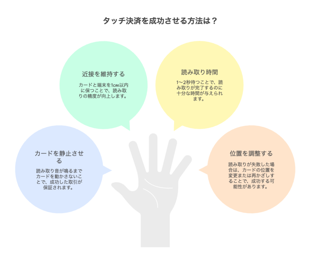 タッチ決済のコツ