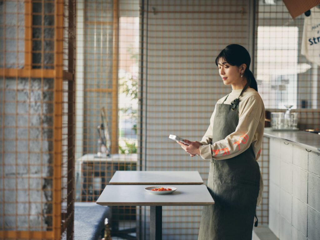 スクエアハンディはカメラ内蔵