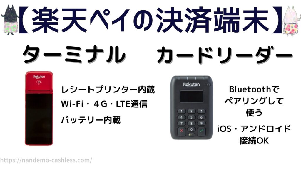 楽天ペイの決済端末