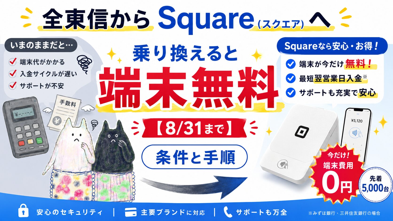 全東信からスクエアへ乗り換えキャンペーン